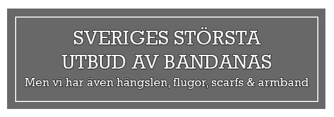 bandanas hängslen armband scarfs flugor