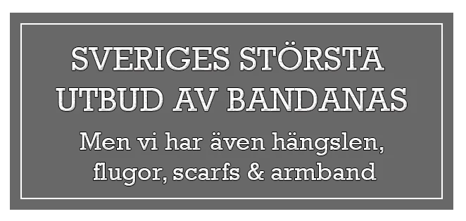 bandanas hängslen armband scarfs flugor