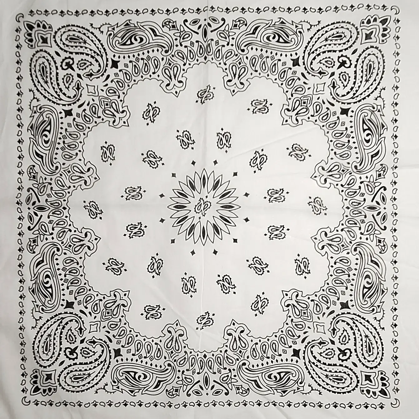 Paisley vit bandana BA-901