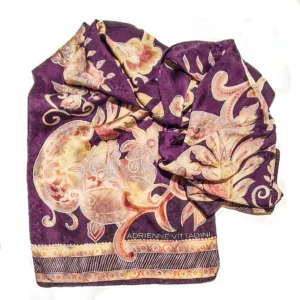 Adrienne Vittandini siden silk scarf